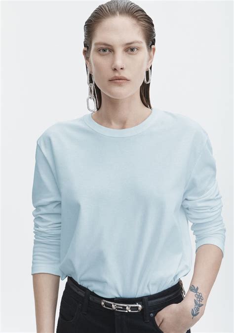 alexander wang long sleeve shirts